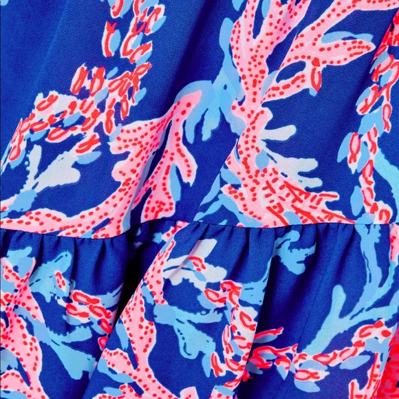 Lilly Pulitzer Blue and Pink Mini Dress - Picture 4 of 5